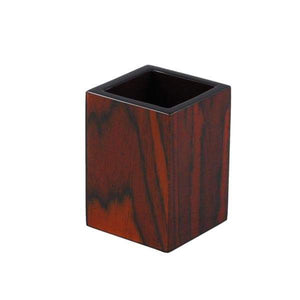 Rosewood Inlay Lacquer Brush Holder