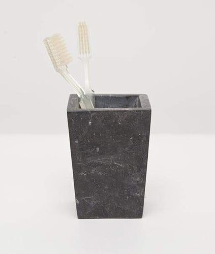 Luxor Black Matte Marble Bath Accessories