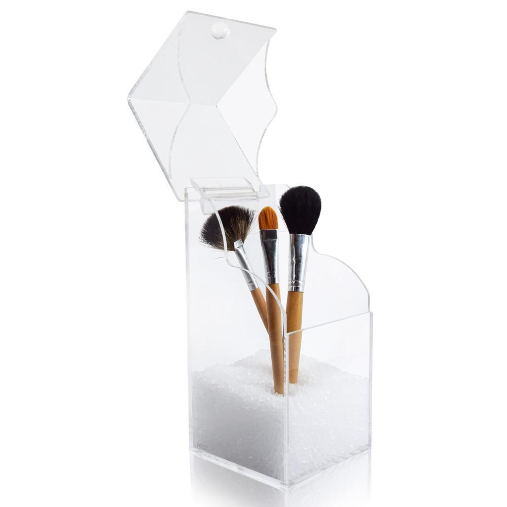 #COM6280 Acrylic Makeup Brush & Pen Holder with Beads