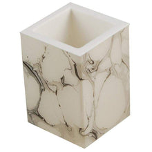 Load image into Gallery viewer, Cream Carrara Lacquer Bathroom Accessories