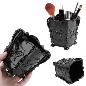 Acrylic Makeup Cosmetic Storage Box Case Brush Holder  Pen Organizer Decorative 4 Colors