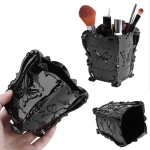 Acrylic Makeup Cosmetic Storage Box Case Brush Holder  Pen Organizer Decorative 4 Colors  Auto renew