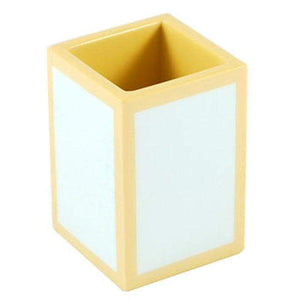 Duck Egg with Beige Lacquer Bathroom Accessories