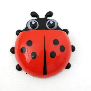 Toothbrush Holder - Ladybug Red