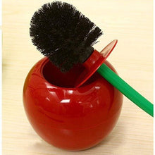 Load image into Gallery viewer, Lovely Cherry Shape Toilet Brush Holder Set