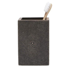 Load image into Gallery viewer, Manchester Faux Shagreen Bathroom Accessories (Cool Gray)
