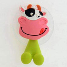 Load image into Gallery viewer, Animal Cute Cartoon Suction Cup Toothbrush Holder Bathroom Accessories Set Wall Suction Holder Tool
