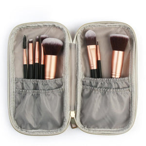 Marbling PU Travel Brush Bag Makeup Case Marble Cosmetic Handbag Pouch Beauty Maquiagem Make Up Brush Holder feminina Bag