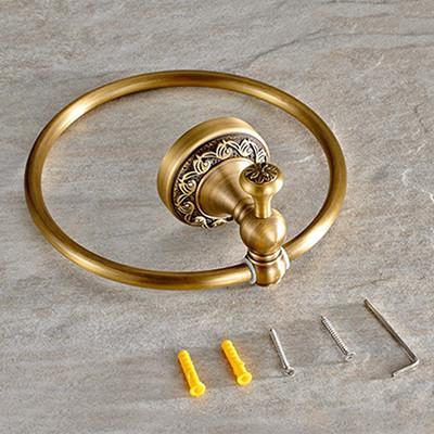 Antique Copper Bath Hardware Bathroom Accessories Set Robe HookPaper HolderTowel BarToilet Brush HolderBathroom Set