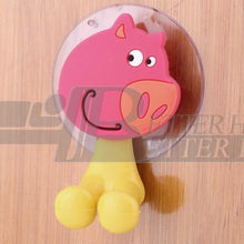 Load image into Gallery viewer, 2015 Free shipping cute Cartoon sucker toothbrush holder suction hooks bathroom set accessories Eco-Friendly