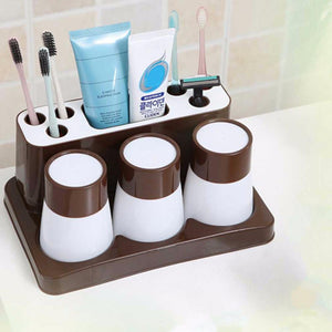 ICOCO Bathroom Toothbrush Holder Set