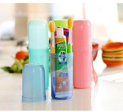 Travel Set Toothbrush Cup Storage Box Home Organizer On sale
