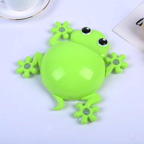 Cartoon Gecko Wall Suction Toothbrush Holder