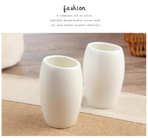 5 Piece Japan Ceramic Bathroom Accessories Set