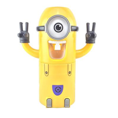 Automatic Toothpaste Dispenser Wall Mount Toothbrush Holder