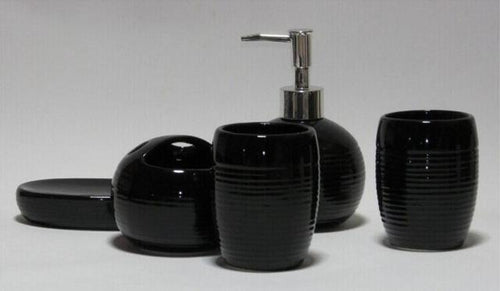 Bathroom accessories Ceramic bathroom sets 1 emulsion bottle +1 soap dish +2cup + 1 toothbrush holder Wedding decoration hot