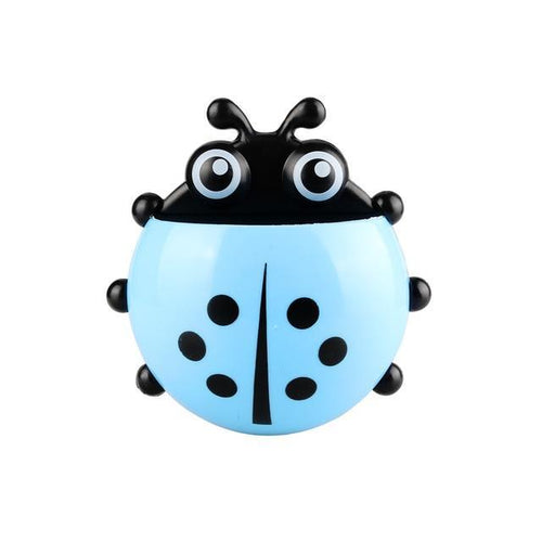 Ladybug Sucker Children Toothbrush Holder