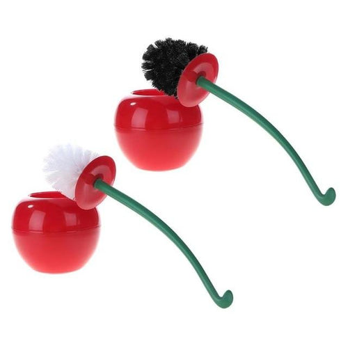 Cherry Shaped Toilet Brush Holder Set