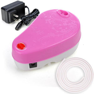 Yescom Airbrush Art Pink Portable Air Compressor w/ Built-in Holder